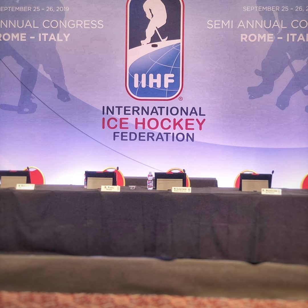 international ice hockey federation, rome