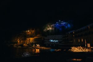 100 anni Belmond Villa Sant Andrea video mapping 3d evento