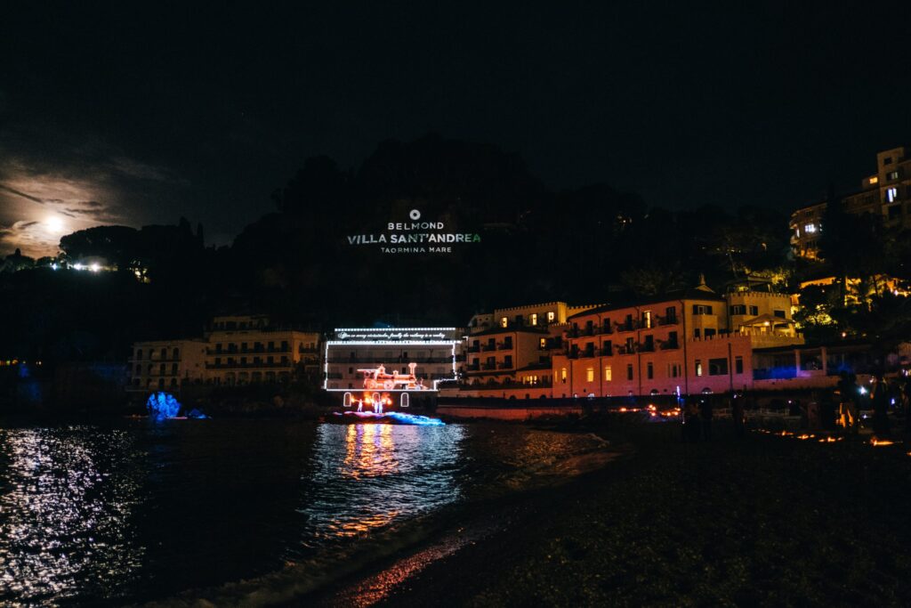 100 anni belmond taormina video mapping 3d dhs event solution produzione tecnica di eventi