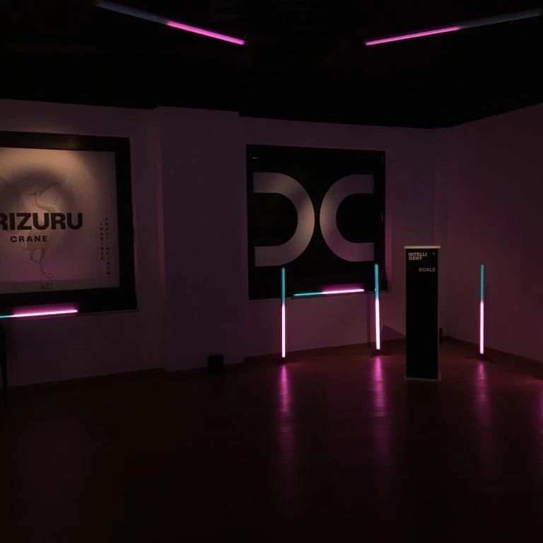 dentsu creative san babila milano dhs event solution lighting design
