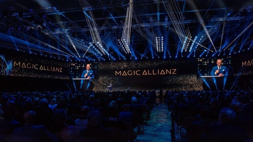 convention evento corporate dhs event solution magic allianz mico milano ledwall