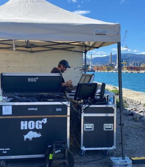sea of light regia lighting porto genova dhs event solution