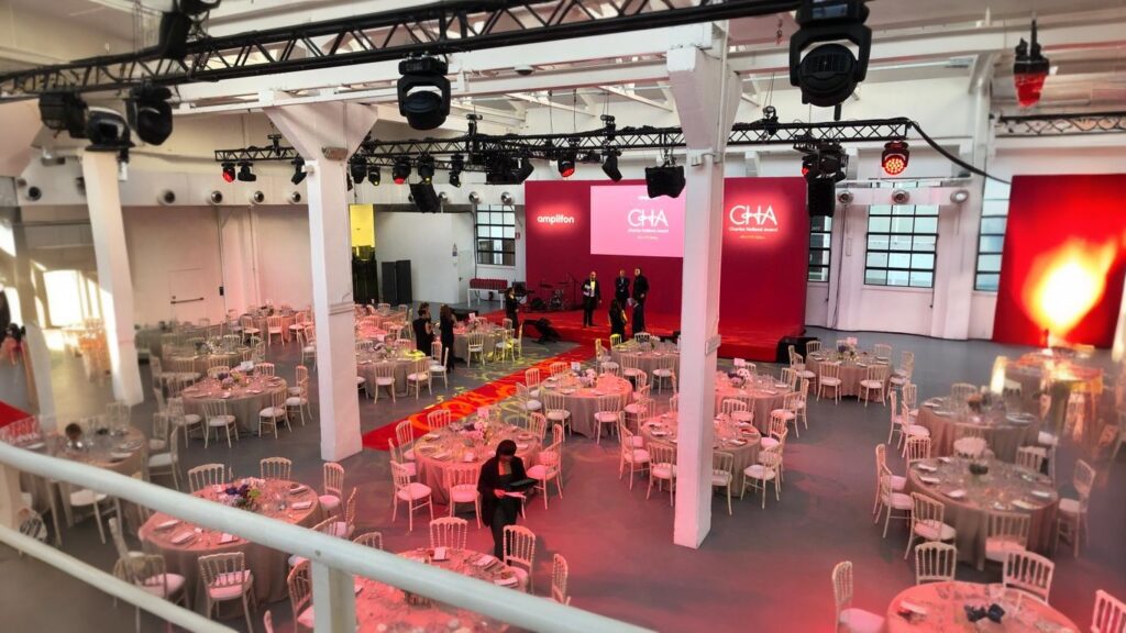 evento dhs event solution lighting design charles holland award