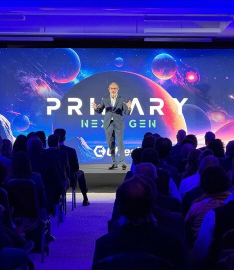 primary next gen chiesi farmaceutici evento corporate lighting design ledwall piazzato palco luci video dhs event solution