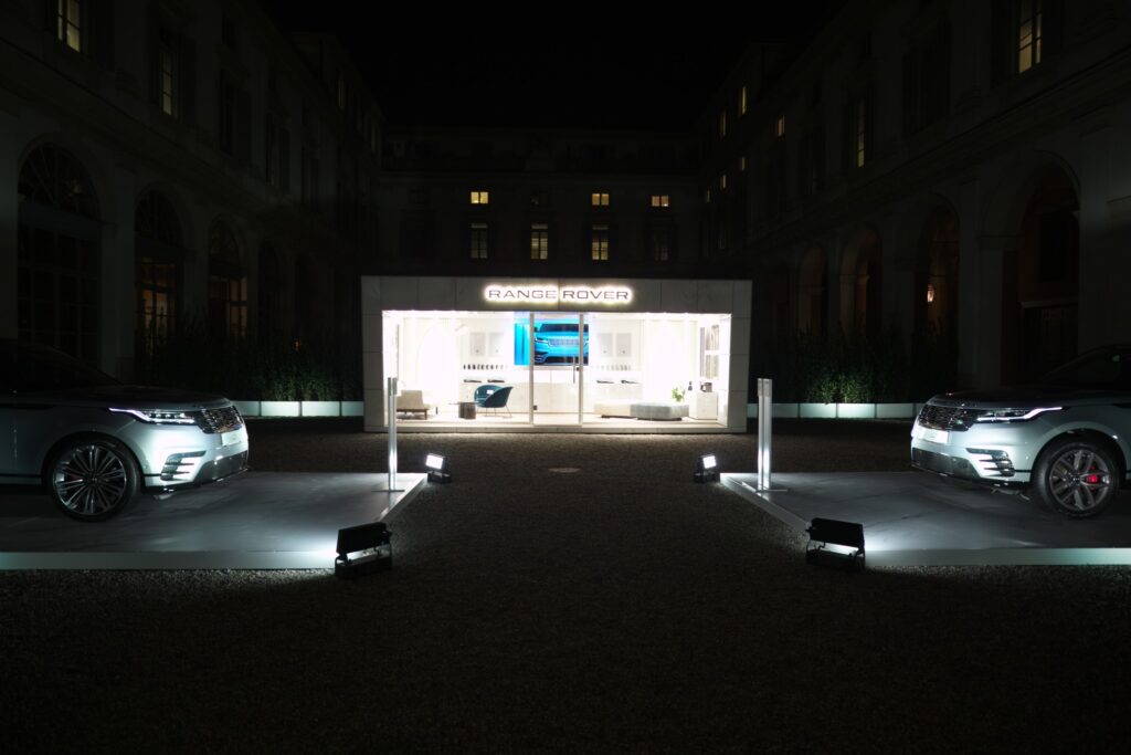 dhs event solution palazzo serbelloni range rover pop up milano