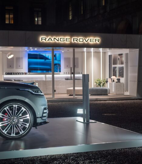 dhs event solution palazzo serbelloni range rover pop up milano