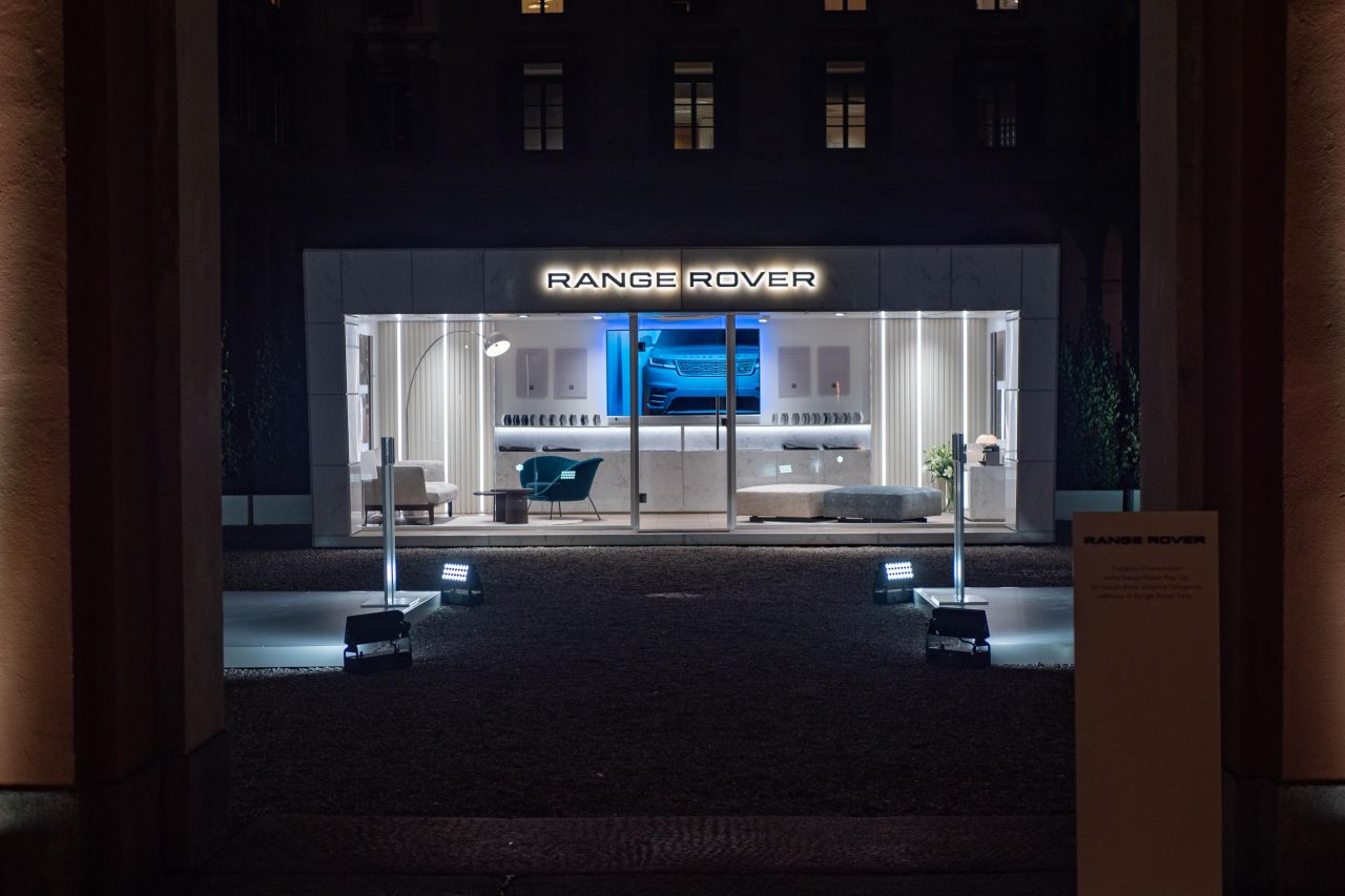dhs event solution palazzo serbelloni range rover pop up milano
