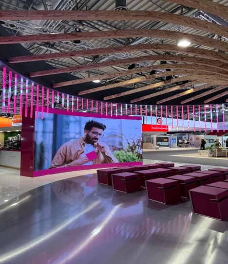 ers congress 2024 fiera di vienna stand chiesi farmaceutici ledwall produzione tecnica eventi service eventi soluzioni tecniche per eventi lighting design b2b roma milano messina