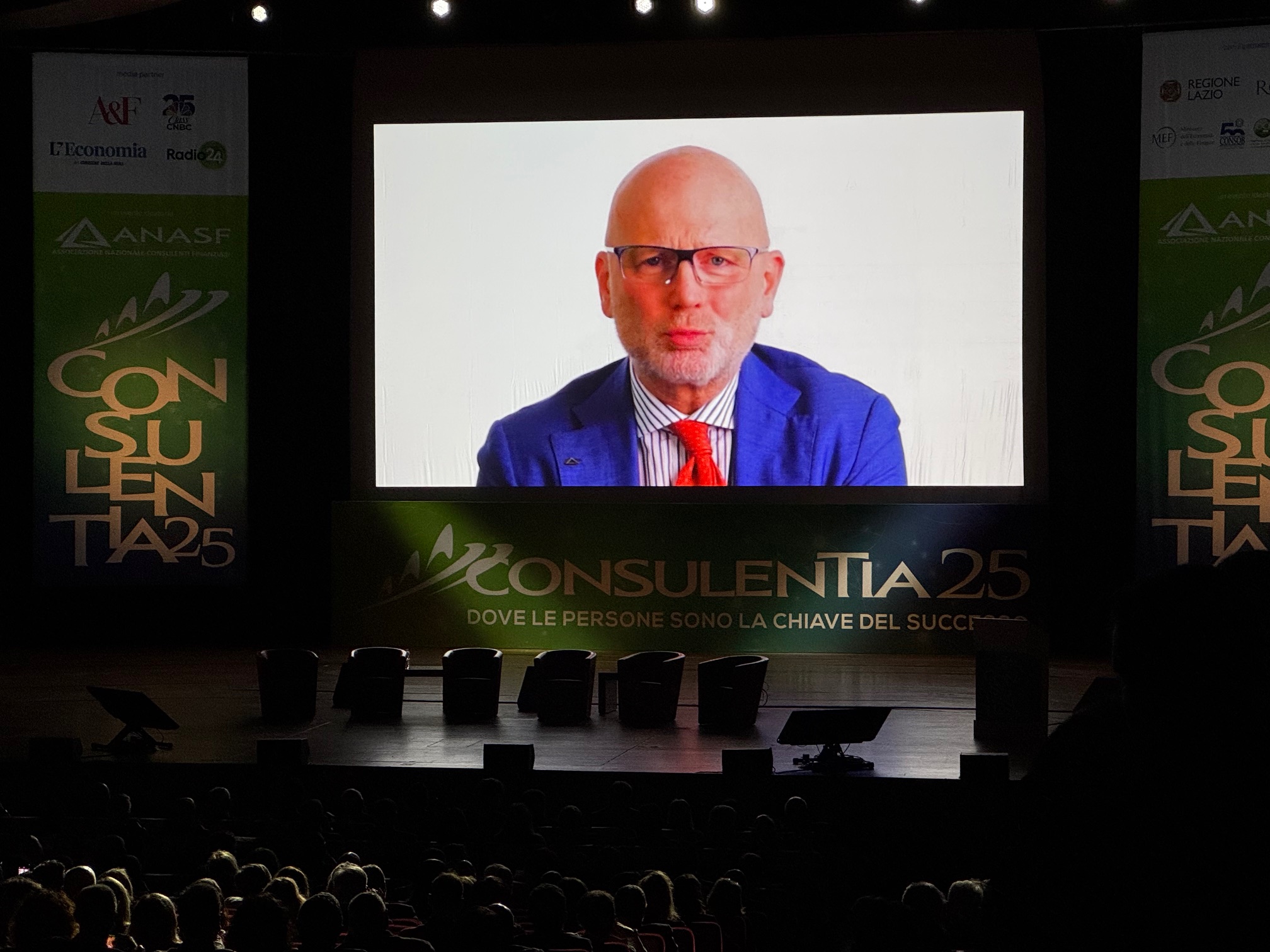 conulentia 25 roma auditorium parco della musica produzione tecnica eventi dhs event solution