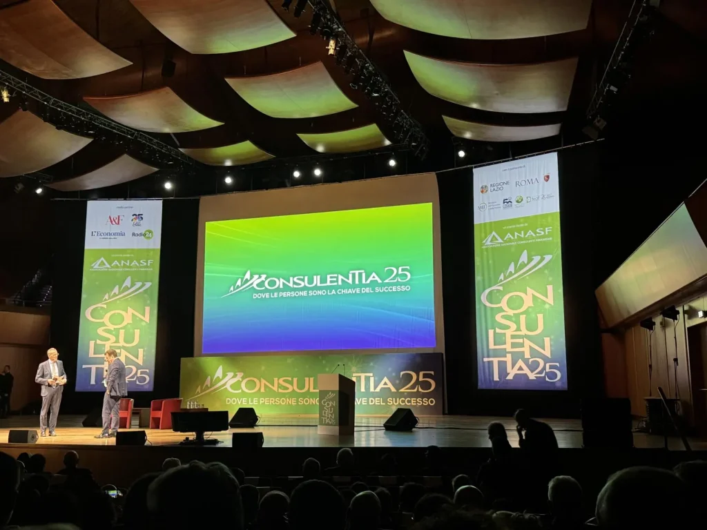 conulentia 25 roma auditorium parco della musica produzione tecnica eventi dhs event solution