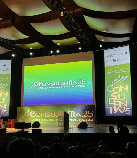 conulentia 25 roma auditorium parco della musica produzione tecnica eventi dhs event solution
