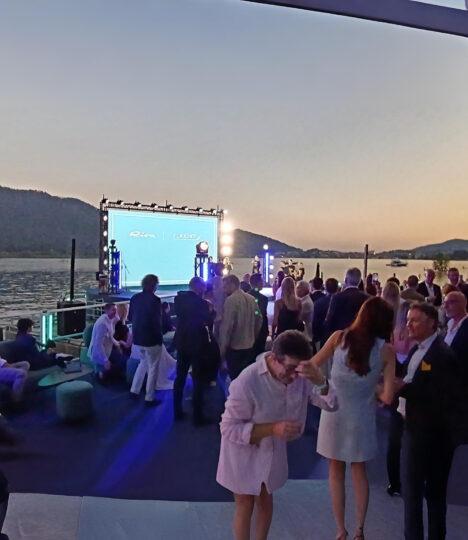 riva private world premiere 2025 dhs event solution sarnico produzione tecnica eventi