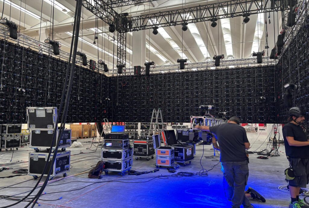 nel segno di francesco merloni centenario evento ariston fabriano dhs event solution produzione tecnica eventi event technical production of corprorate events