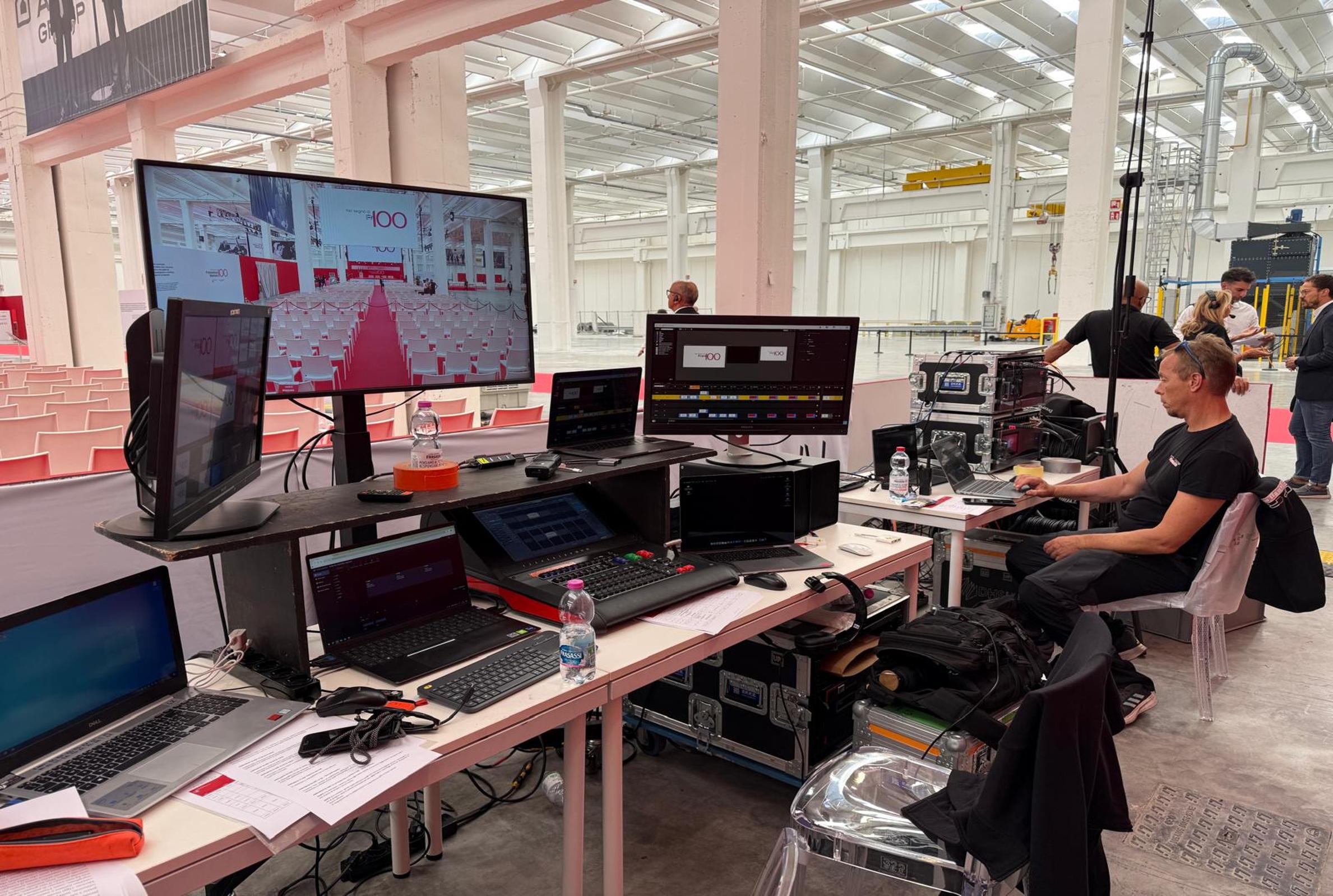 nel segno di francesco merloni centenario evento ariston fabriano dhs event solution produzione tecnica eventi