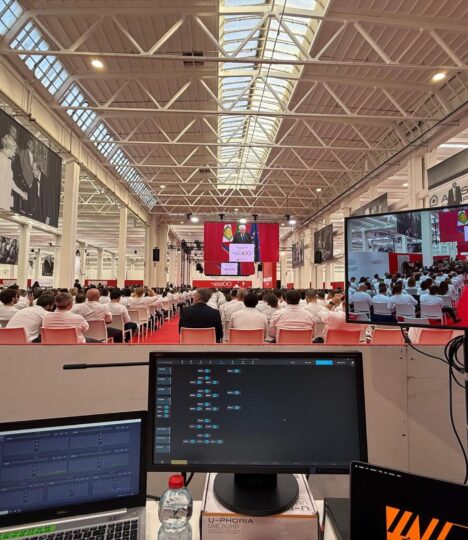 nel segno di francesco merloni centenario evento ariston fabriano dhs event solution produzione tecnica eventi