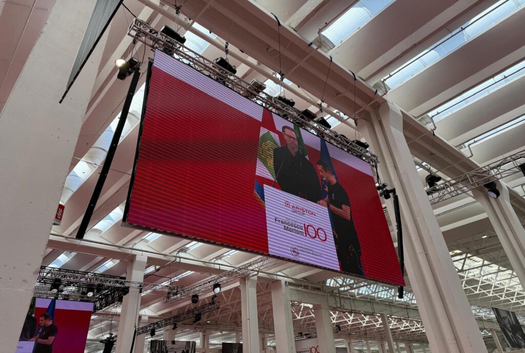 nel segno di francesco merloni centenario evento ariston fabriano dhs event solution produzione tecnica eventi