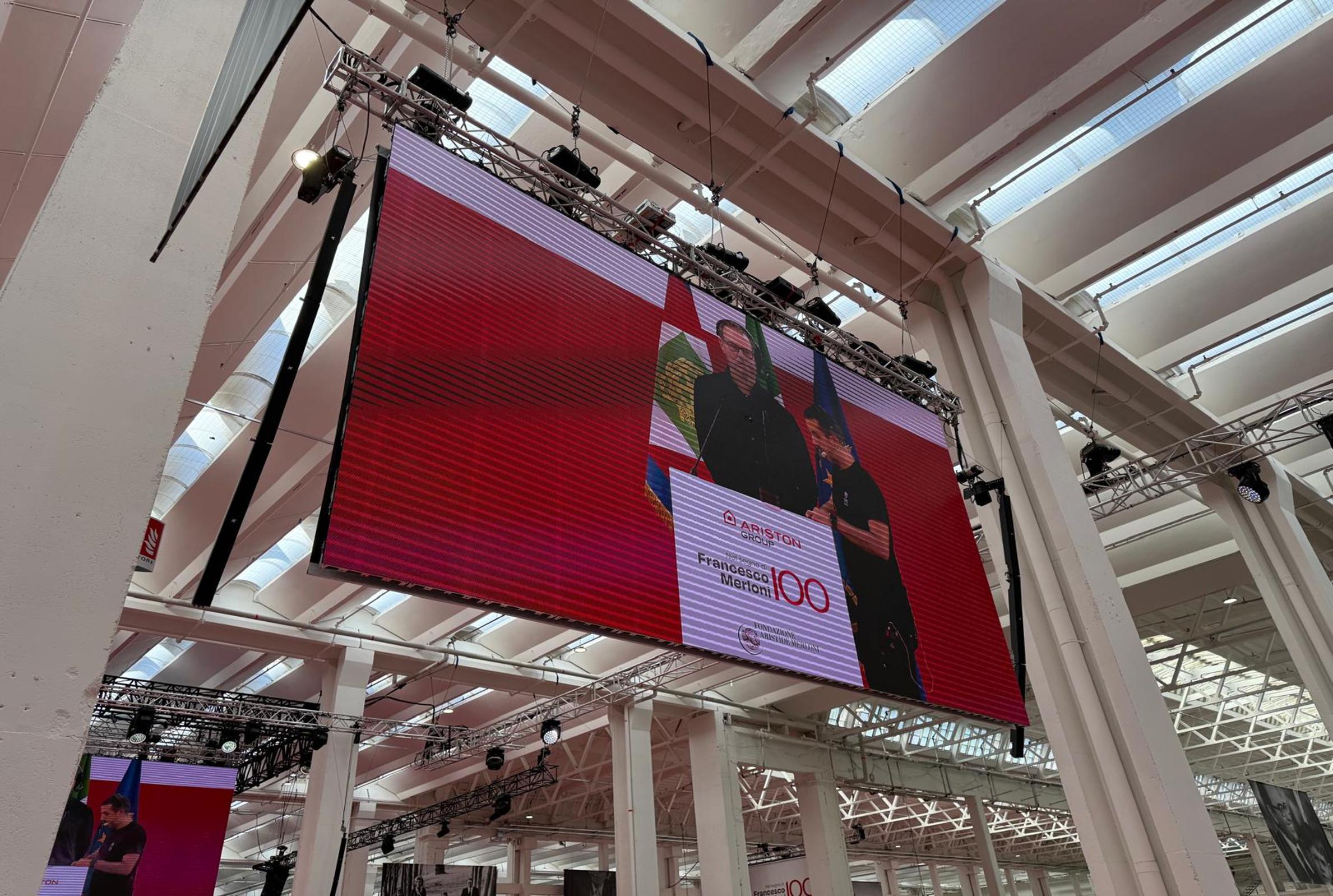 nel segno di francesco merloni centenario evento ariston fabriano dhs event solution produzione tecnica eventi