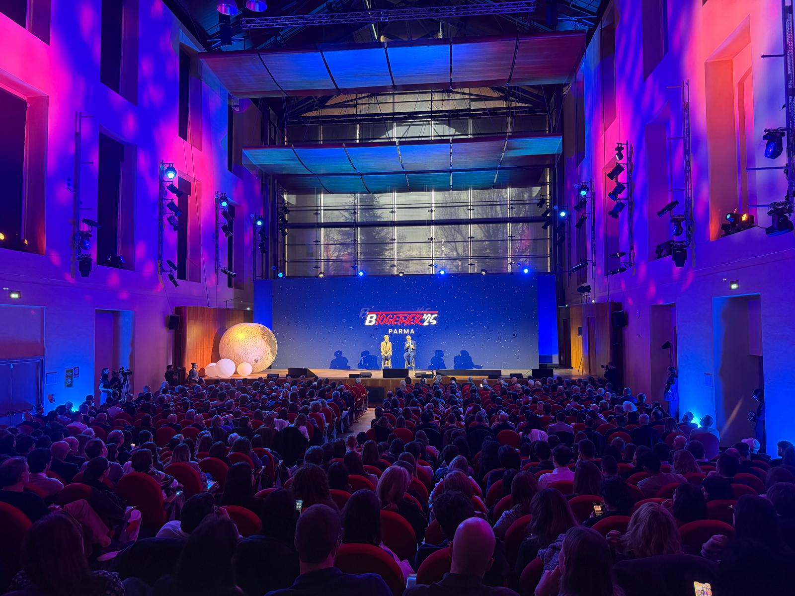 btogether 25 barilla auditorium paganini parma dhs event solution produzione tecnica eventi service tecnico b2b corporate mlano roma messina