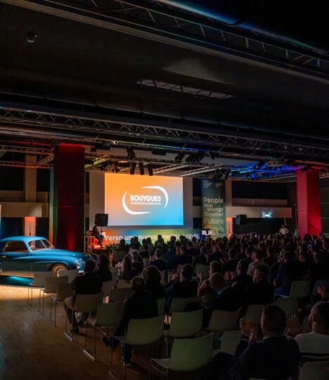 Insieme Bouygues 25 museo alfa romeo arese milano dhs event solution produzione tecnica di eventi service eventi milano roma messina